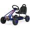 Iron Pedal Powered Ride On Car Go Kart for Kids with Adjustable Seat